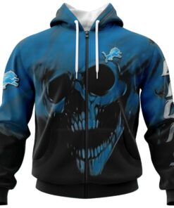 Denver Broncos Skull Hoodies Custom Name & Number Gifts for Fans