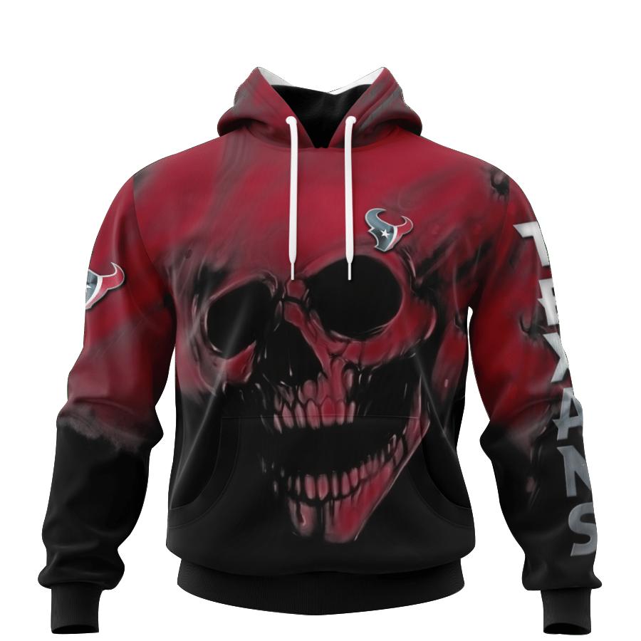Detroit Lions Skull Hoodies Custom Name & Number Gifts for Fans