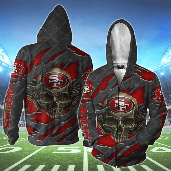 Detroit Lions Zipper Hoodie 3D Print Gifts for Fans