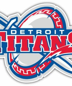 Detroit Titans College NCAA Vinyl Logo Vinyl Decals Sticker For Car Truck Door And Window Laptop Gifts For Fans