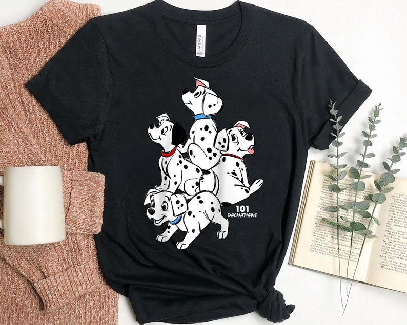 Disney 101 Dalmatians Group Shot Shirt, Dalmatians Dog Lover, Disneyland Holiday Vacation Gift Unisex Adult T-shirt Kid Shirt