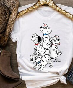 Disney 101 Dalmatians Group Shot Shirt, Dalmatians Dog Lover, Disneyland Holiday Vacation Gift Unisex Adult T-shirt Kid Shirt