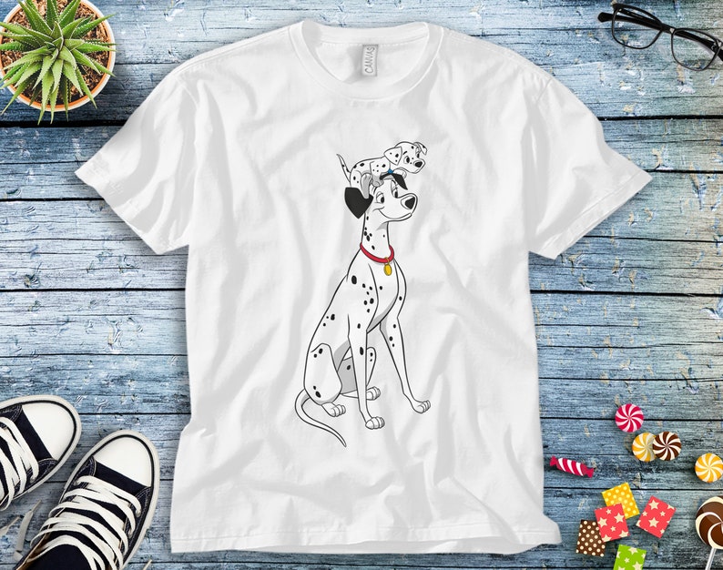 Disney 101 Dalmatians Pongo T-Shirt Unisex Tee Adult T-shirt Kid Shirt Long Sleeve Hoodie Sweatshirt Women's Tank