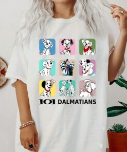 Disney 101 Dalmatians T-Shirt, Happy Dog T-Shirt, Cruella T-Shirt, Dog T-Shirt, Disneyland Vacation Trip Gift Unisex Adult T-shirt Kid Shirt