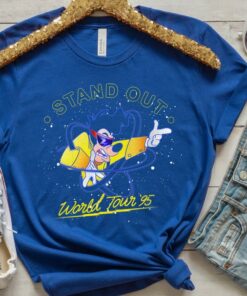 Disney A Goofy Movie Goofy Stand Out World Tour '95 Retro Vintage Shirt, Magic Kingdom, Disneyland Family Vacation Gift Unisex T-shirt Kid