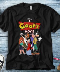 Disney A Goofy Movie Group Shot Logo Disney Trip Tee Holiday Unisex Tee Adult T-shirt Kid Shirt Long Sleeve Hoodie Sweatshirt Woman's Tank