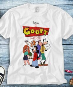 Disney A Goofy Movie Group Shot Logo Disney Trip Tee Holiday Unisex Tee Adult T-shirt Kid Shirt Long Sleeve Hoodie Sweatshirt Woman's Tank