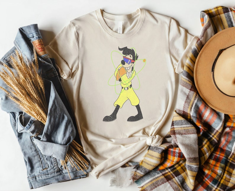 Disney A Goofy Movie Powerline Portrait T-Shirt, Magic Kingdom, Disneyland Family Trip Vacation 2022 Gift Unisex T-shirt Kid