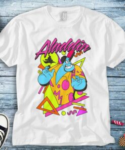 Disney Aladdin Genie 90s Style Portrait Unisex Tee Adult T-shirt Kid Shirt Long Sleeve Hoodie Sweatshirt Women's Tank