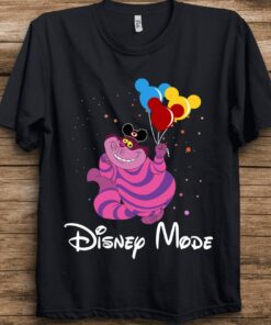 Disney Alice In Wonderland Cheshire Cat Disney Mode Unisex T-shirt Birthday Shirt Gift For Men Women Kid Hoodie Sweatshirt Toddler Shirt