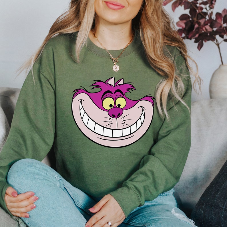Disney Alice in Wonderland Cheshire Cat Grin T-Shirt, Magic Kingdom, Disneyland Family Trip Vacation Gift Unisex T-shirt Kid