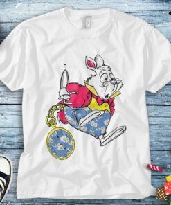 Disney Alice in Wonderland Late White Rabbit T-Shirt Unisex Adult T-shirt Kid Shirt Toddler Tee Women's Tank Hoodie Sweatshirt