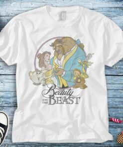 Disney Beauty And The Beast Classic Group Shot T-Shirt Unisex Tee Adult T-shirt Kid Shirt Long Sleeve Hoodie Sweatshirt Women's Tank