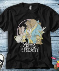 Disney Beauty And The Beast Classic Group Shot T-Shirt Unisex Tee Adult T-shirt Kid Shirt Long Sleeve Hoodie Sweatshirt Women's Tank
