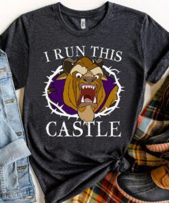 Disney Beauty And The Beast I Run This Castle Thorn Portrait Shirt, Magic Kingdom Unisex T-shirt Family Birthday Gift Adult Kid Toddler Tee