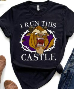 Disney Beauty And The Beast I Run This Castle Thorn Portrait Shirt, Magic Kingdom Unisex T-shirt Family Birthday Gift Adult Kid Toddler Tee