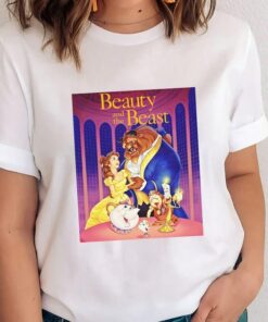 Disney Beauty And The Beast Poster Vintage Group Shot T-Shirt Unisex Adult T-shirt Kid shirt Gift for Birthday Hoodie Sweatshirt Toddler Tee