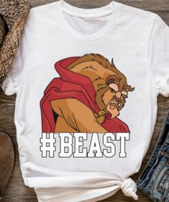 Disney Beauty and The Beast BEAST Game Face Graphic Shirt, Magic Kingdom Holiday Unisex T-shirt Family Birthday Gift Adult Kid Toddler Tee
