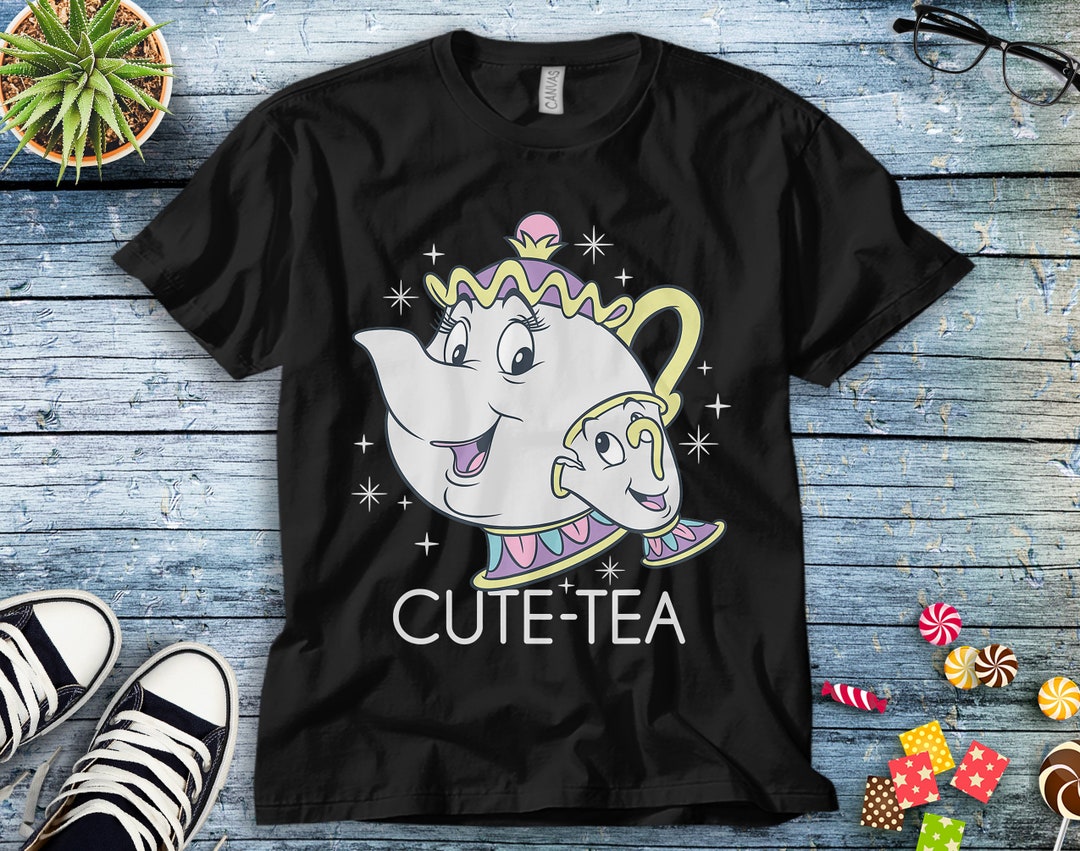 Disney Beauty and the Beast Mrs. Potts and Chip T-shirt Unisex Tee Adult T-shirt Kid Shirt Long Sleeve Hoodie Sweatshirt Women's Tank