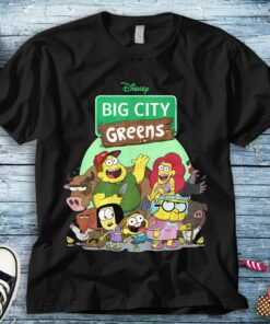 Disney Big City Greens Family Group Graphic Unisex Tee Adult T-shirt Kid Shirt Long Sleeve Hoodie Sweatshirt Women's Tank