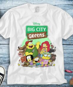 Disney Big City Greens Family Group Graphic Unisex Tee Adult T-shirt Kid Shirt Long Sleeve Hoodie Sweatshirt Women's Tank