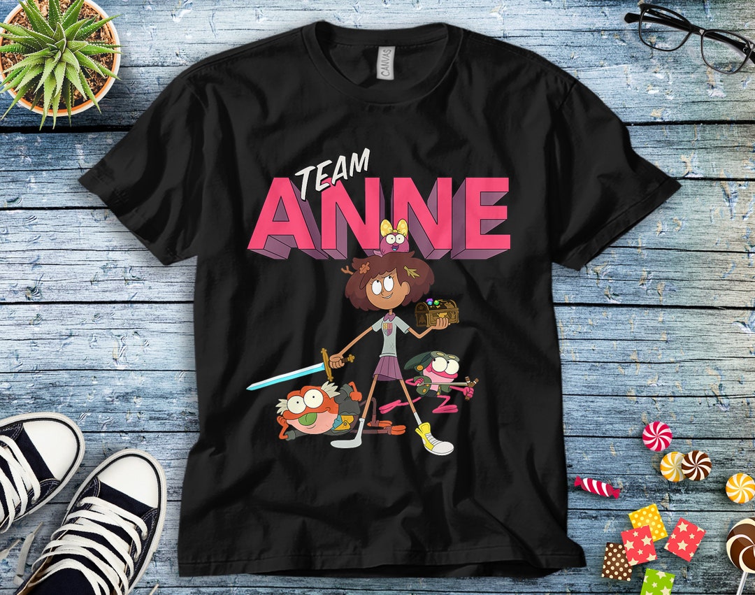 Disney Channel Amphibia Team Anne T-Shirt Unisex Adult T-shirt Kid Shirt Long Sleeve Hoodie Sweatshirt Women's Tank