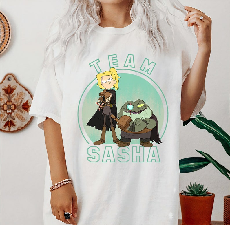 Disney Channel Amphibia Team Sasha Shirt, Disney Escape To Amphibia Shirt, Magic Kingdom, Disneyland Family Gift Unisex Adult T-shirt Kid Shirt