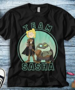 Disney Channel Amphibia Team Sasha T-Shirt Unisex Adult T-shirt Kid Shirt Long Sleeve Hoodie Sweatshirt Women's Tank