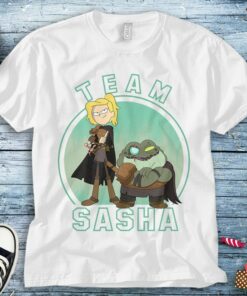 Disney Channel Amphibia Team Sasha T-Shirt Unisex Adult T-shirt Kid Shirt Long Sleeve Hoodie Sweatshirt Women's Tank
