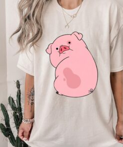Disney Channel Gravity Falls Waddles the Pig T-Shirt, Magic Kingdom, Disneyland Family Trip Vacation Gift Unisex Adult T-shirt Kid Shirt