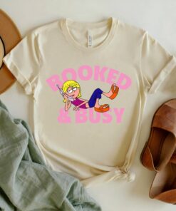 Disney Channel Lizzie McGuire Animated Lizzie Booked and Busy T-Shirt, Disneyland Family Trip Vacation Gift Unisex Adult T-shirt Kid Shirt