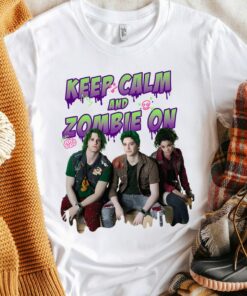 Disney Channel Zombies 2 Keep Calm and Zombie On T-Shirt, Disneyland Vacation Trip Unisex T-shirt Family Birthday Gift Adult Kid Toddler Tee