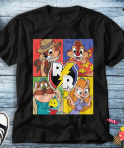 Disney Chip 'N Dale Rescue - Rescue Rangers Grid Shirt Unisex Adult T-shirt Kid Shirt Toddler Tee Women's Tank