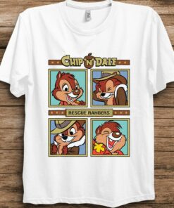 Disney Chip and Dale Rescue Rangers Squares T-Shirt Unisex Adult T-shirt Kid shirt Gift for Birthday Hoodie Sweatshirt Toddler Tee
