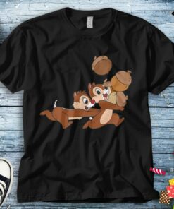 Disney Chip ‘n Dale Chipmunks Acorn Run T-Shirt Unisex Adult T-shirt Kid Shirt Toddler Tee Women's Tank