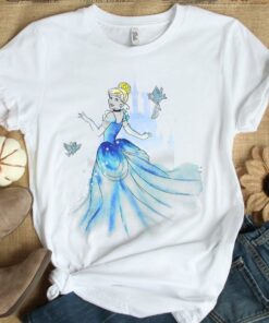 Disney Cinderella Watercolor Twirling Portrait Vintage T-Shirt Unisex Adult T-shirt Kid shirt Gift for Birthday Disneyland Holiday Vacation