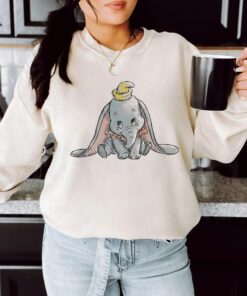 Disney Classic Dumbo Baby Elephant T-Shirt Disneyland Vacation Holiday Trip Unisex Adult T-shirt Kid Shirt Hoodie Sweatshirt