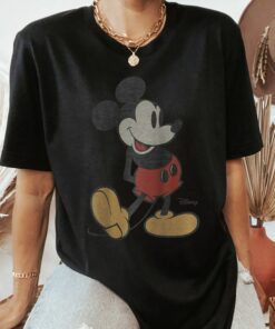 Disney Classic Mickey Mouse Pose Shirt, Mickey and Friends Shirt, Disneyland Holiday Vacation Trip Gift Unisex Adult T-shirt Kid Shirt