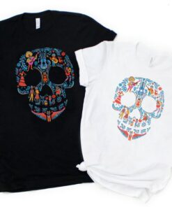 Disney Coco Skull T-Shirt, Sugar Skull Shirt, Disney Family Vacation Group shirts, Un Poco Loco Tee Shirt, Coco Shirt, Matching Disney Shirt Gift Adult Kid Toddler Tee