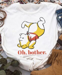 Disney Cute Winnie The Pooh Oh Bother Sketch Shirt, Magic Kingdom Holiday Trip Unisex T-shirt Family Birthday Gift Adult Kid Toddler Tee