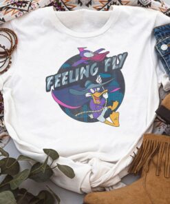 Disney Darkwing Duck Feeling Fly Vintage T-Shirt Unisex Adult T-shirt Kid shirt Gift for Birthday Hoodie Sweatshirt Toddler Tee, Disney Trip