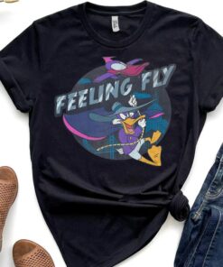 Disney Darkwing Duck Feeling Fly Vintage T-Shirt Unisex Adult T-shirt Kid shirt Gift for Birthday Hoodie Sweatshirt Toddler Tee, Disney Trip