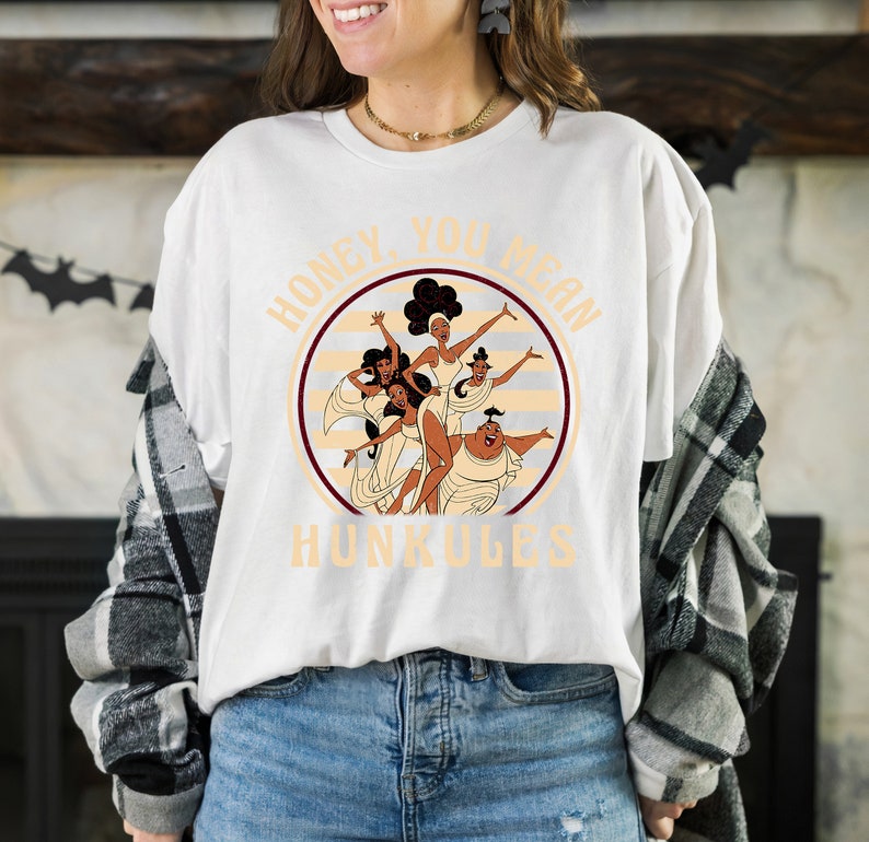 Disney Diva The Muses Honey You Mean Hunkules Retro Circle Vintage Shirt, Disneyland Family Vacation Gift Unisex T-shirt Sweatshirt Kid Shirt