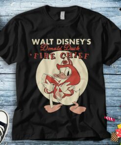 Disney Donald Duck Fire Chief T-Shirt Unisex Tee Adult T-shirt Kid Shirt Long Sleeve Hoodie Sweatshirt Women's Tank