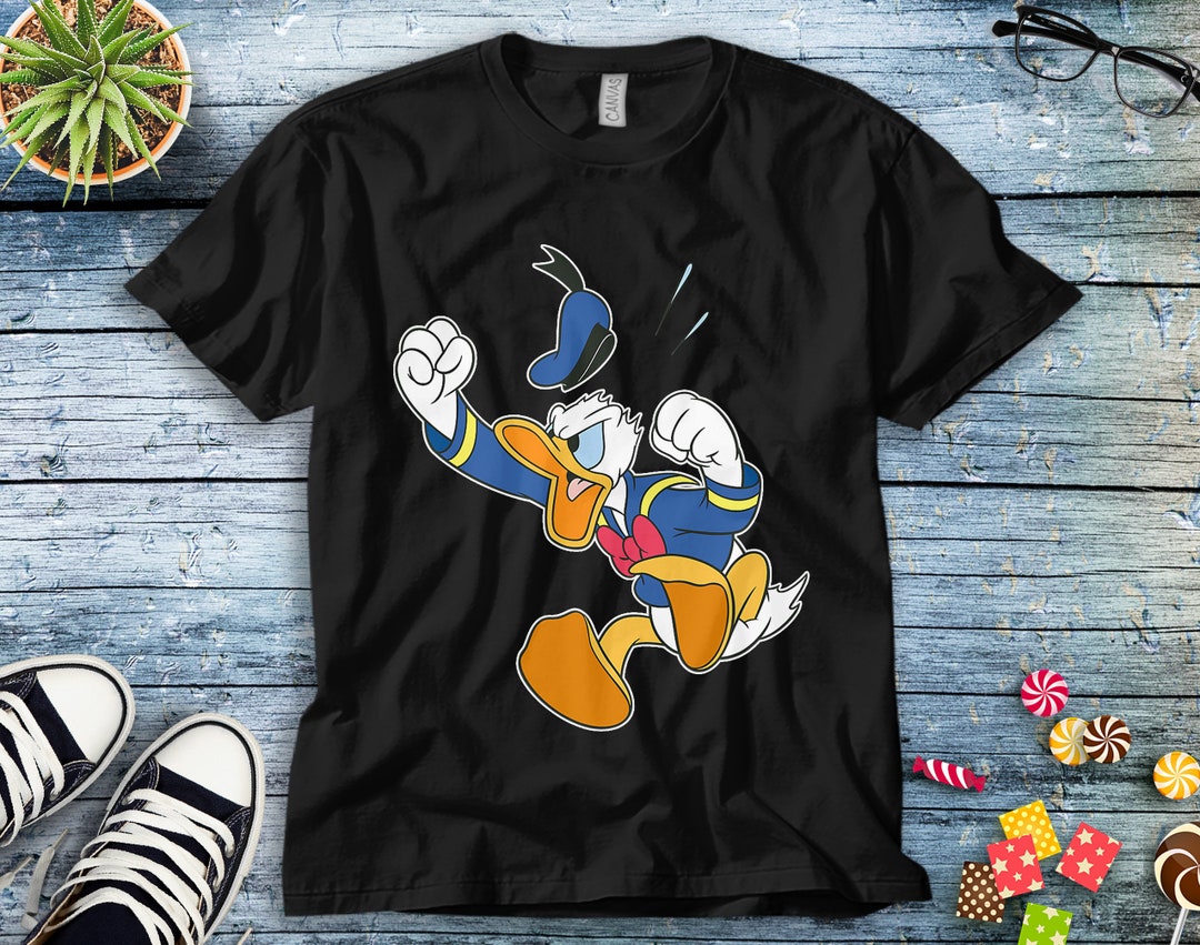 Disney Donald Duck Grumpy Friends Funny Graphic Unisex Tee Adult T-shirt Kid Shirt Long Sleeve Hoodie Sweatshirt Women's Tank