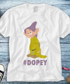 Disney Dopey Dwarf Cute Face Snow White and Seven Dwarfs Vintage Unisex Adult T-shirt Kid Shirt Long Sleeve Hoodie Sweatshirt Women's Tank