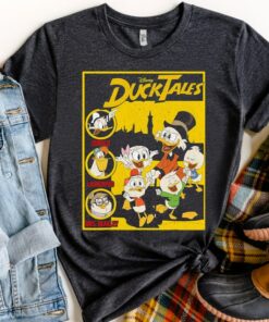 Disney DuckTales Characters Comic Book Cover Shirt, Magic Kingdom Holiday Trip Unisex T-shirt Family Birthday Gift Adult Kid Toddler Tee