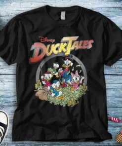 Disney DuckTales Logo All Characters T-Shirt Unisex Tee Adult T-shirt Kid Shirt Long Sleeve Hoodie Sweatshirt Women's Tank