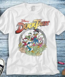 Disney DuckTales Logo All Characters T-Shirt Unisex Tee Adult T-shirt Kid Shirt Long Sleeve Hoodie Sweatshirt Women's Tank