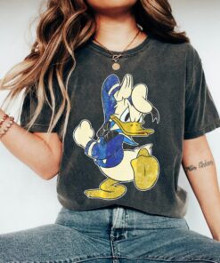Disney Ducktales Donald Duck Shirt, Donald Vintage Retro 90s Style, Magic Kingdom, Disneyland Family Trip Vacation Gift Unisex T-shirt Kid